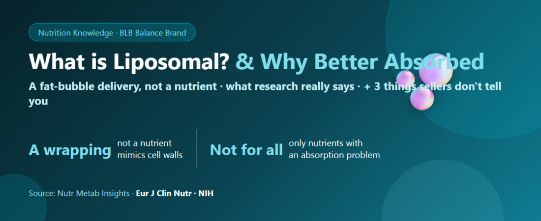 Liposomal — What Is It & Why Better Absorbed? Plus 3 Things Sellers Don’t Tell You