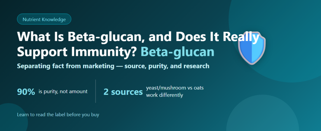 What Is Beta-glucan? Immunity, Sources & 90% Purity | BLB