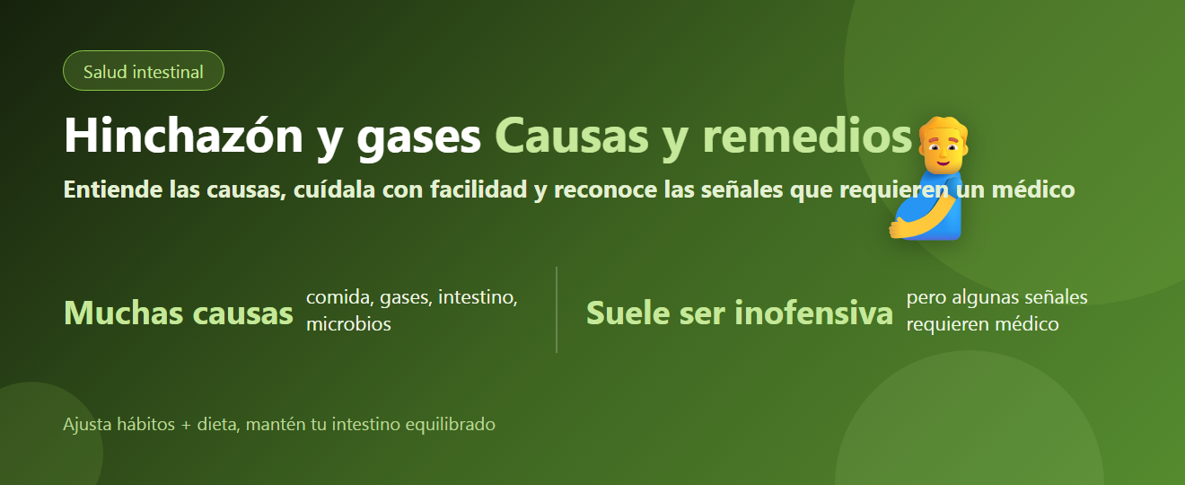 ¿Qué causa la hinchazón? Causas y remedios para la hinchazón y los gases | BLB