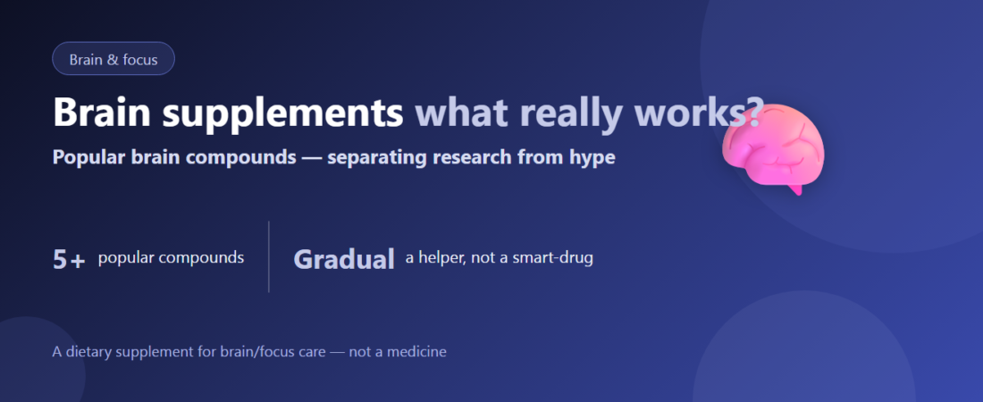 What Brain Supplements Are Out There? Popular Brain Compounds Explained | BLB