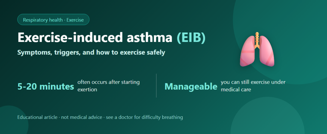 Exercise-Induced Asthma (EIB): Symptoms, Triggers, and How to Exercise Safely