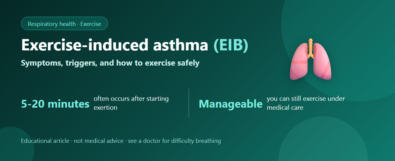 Exercise-Induced Asthma (EIB): Symptoms, Triggers, and How to Exercise Safely