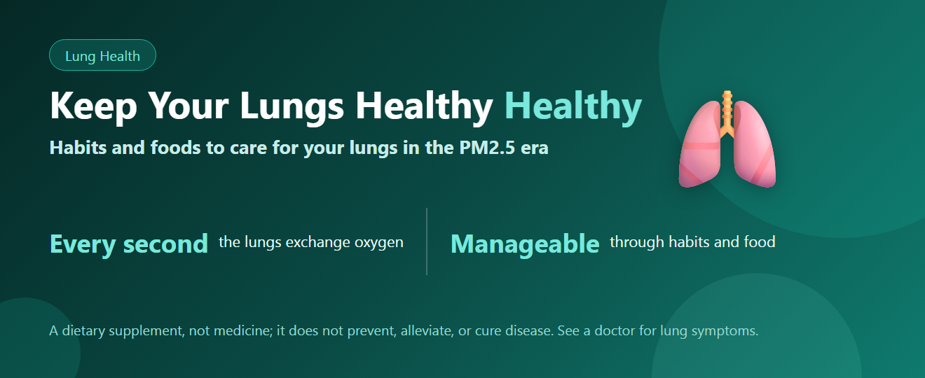 How to Keep Your Lungs Healthy: Habits & Foods to Care for Your Lungs