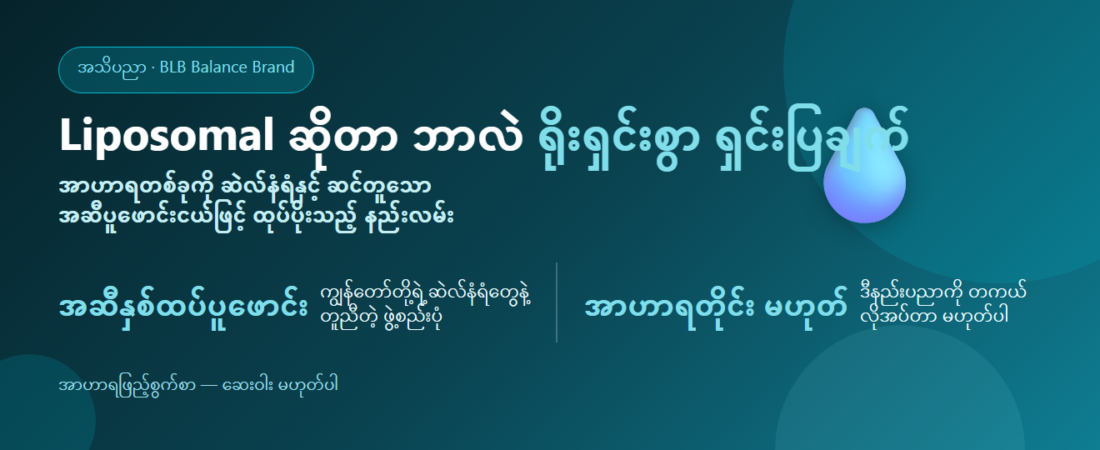 Liposomal ဆိုတာ ဘာလဲ — အလုပ်လုပ်ပုံ၊ သုတေသနနှင့် ဘယ်အခါ မလိုအပ်