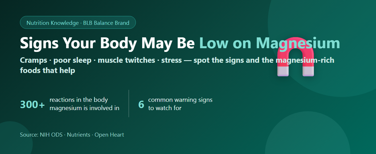 Signs of Magnesium Deficiency: Symptoms, Who’s at Risk & Magnesium-Rich Foods | BLB