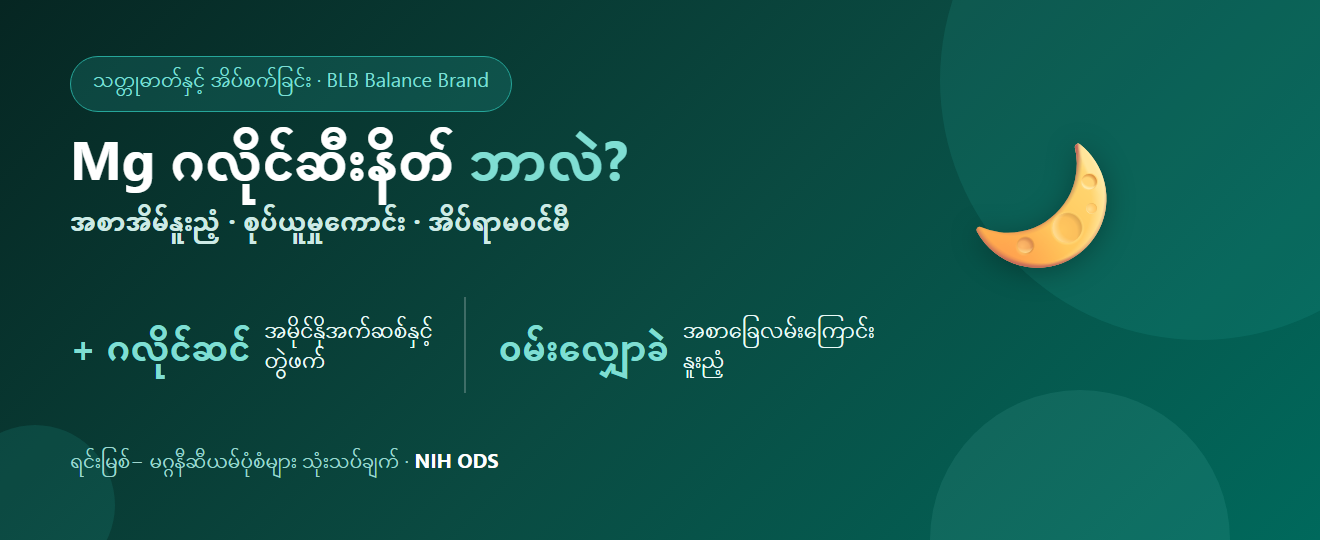 မဂ္ဂနီဆီယမ် ဂလိုင်ဆီးနိတ် ဆိုတာဘာလဲ · အခြားပုံစံများနှင့် ကွာခြားချက်