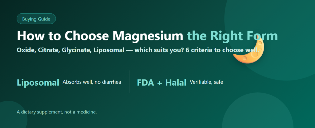 How to Choose Magnesium: Oxide vs Citrate vs Liposomal + 6 Criteria | Lipo Mg