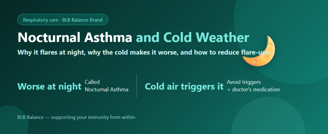 Nocturnal Asthma & Cold Weather: Why It Flares at Night and How to Reduce Flare-Ups | BLB