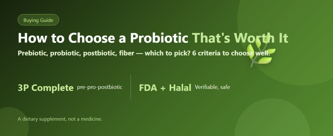 How to Choose a Probiotic: What Gut Care Needs + 6 Criteria | BLB F