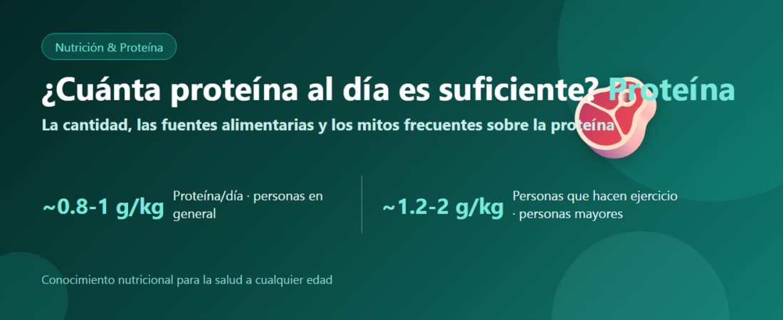 ¿Cuánta proteína al día es suficiente? Cantidades, fuentes y mitos | BLB