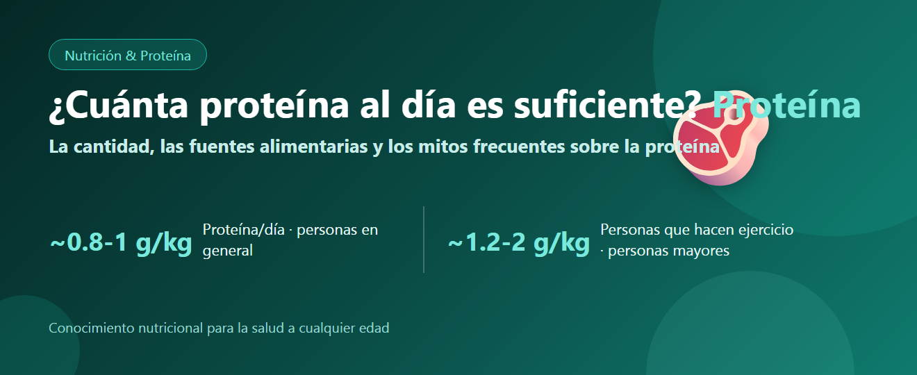 ¿Cuánta proteína al día es suficiente? Cantidades, fuentes y mitos | BLB