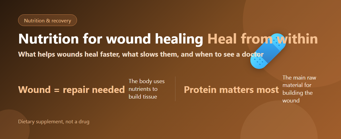 Nutrition for Wound Healing — Foods That Support Faster Healing and When to See a Doctor