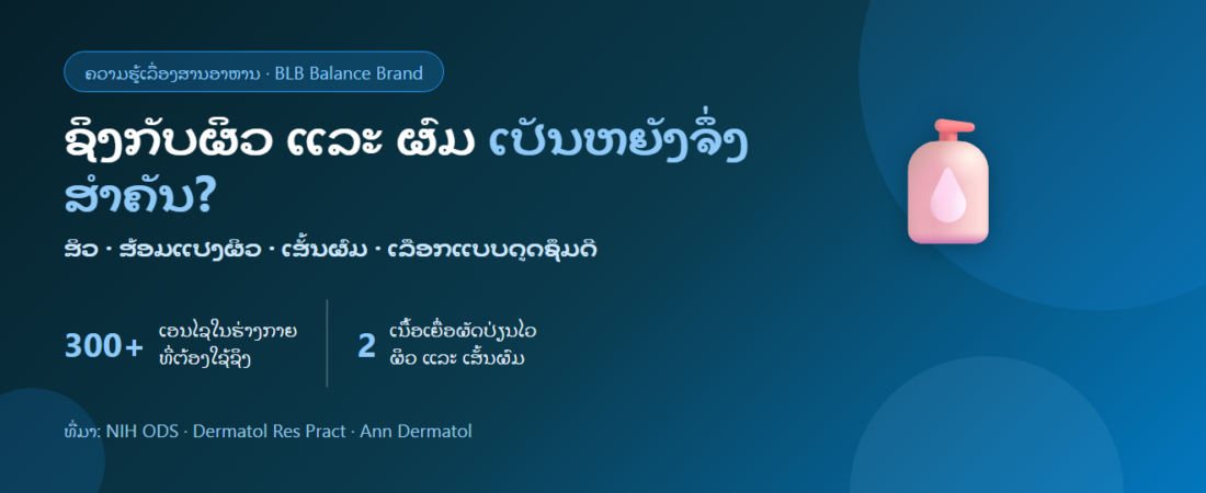 ຊິງກັບຜິວ ແລະ ຜົມ : ເປັນຫຍັງສັງກະສີຈຶ່ງສຳຄັນຕໍ່ສິວ ການຫາຍຂອງບາດແຜ ແລະ ເສັ້ນຜົມ
