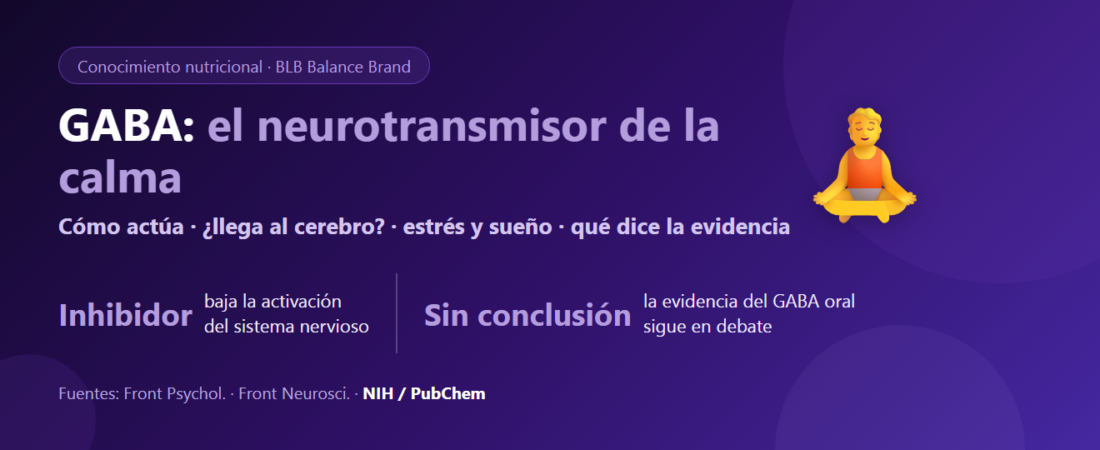 ¿Qué es el GABA? El neurotransmisor de la calma, la relajación y el sueño
