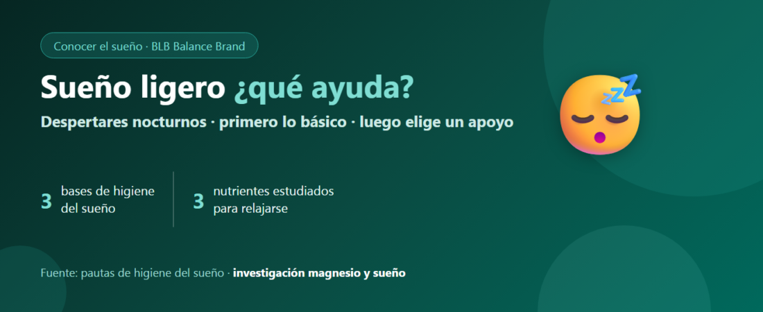 Sueño ligero y despertares nocturnos: qué tomar y cómo descansar de verdad