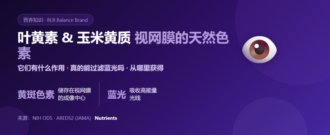 叶黄素和玉米黄质是什么？视网膜的天然色素，真的能过滤蓝光吗，又该从哪些食物获得