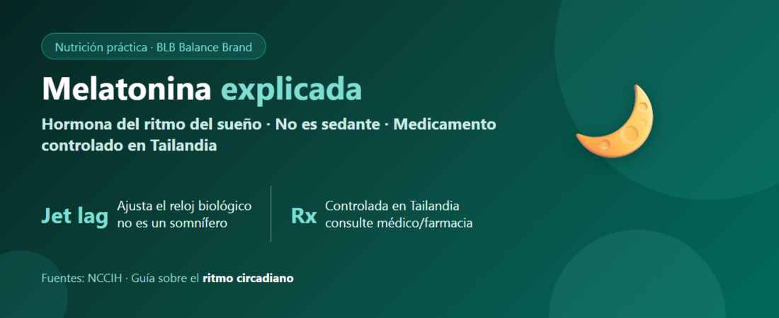 ¿Qué es la melatonina? La hormona del sueño y lo que debes saber antes de usarla