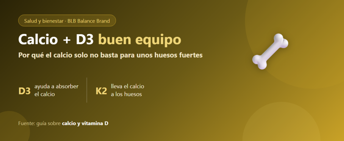 Calcio y vitamina D: cómo trabajan juntos para cuidar los huesos y si basta con tomar solo calcio