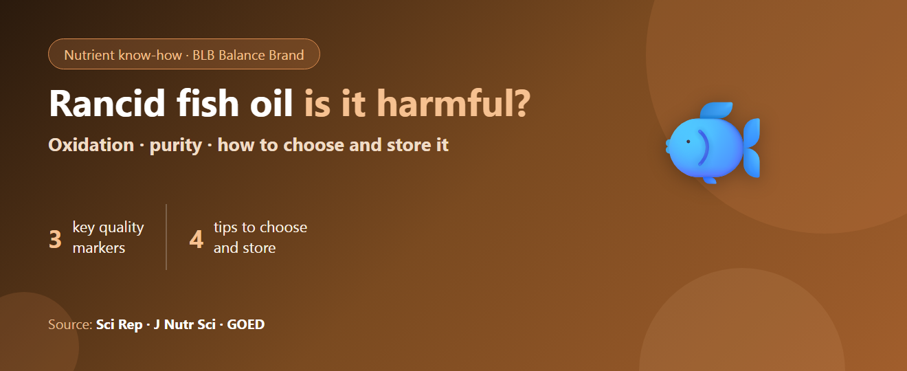 Oil Rancidiry Is rancid fish oil harmful? Oxidation values, purity and how to choose ...