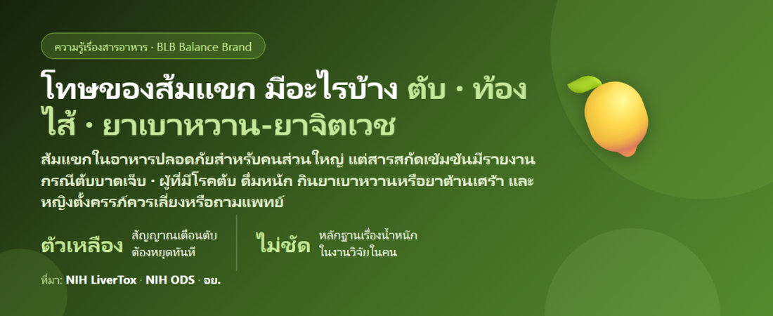 โทษของส้มแขก (Garcinia / HCA) มีอะไรบ้าง? เรื่องตับที่ต้องรู้ ท้องไส้ ยาเบาหวาน–ยาจิตเวช และใครไม่ควรกิน