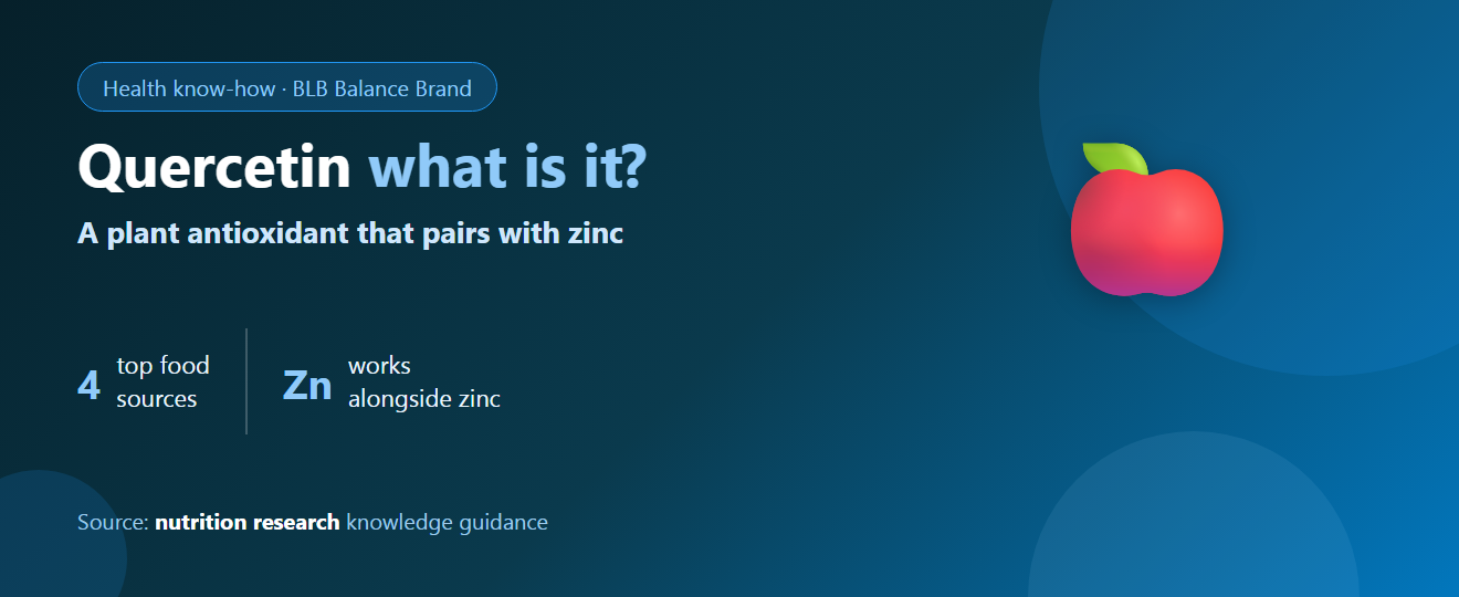 Quercetin: What Is It? A Plant Antioxidant, and How It Works with Zinc