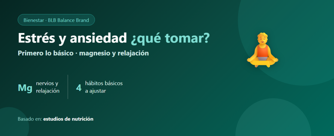 Estrés, ansiedad y pensar demasiado: ¿qué tomar? El magnesio y la relajación